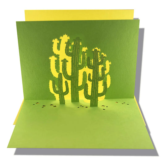Carte Pop-Up Cactus Rifletto