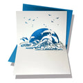 Carte Pop-Up Dauphin Rifletto