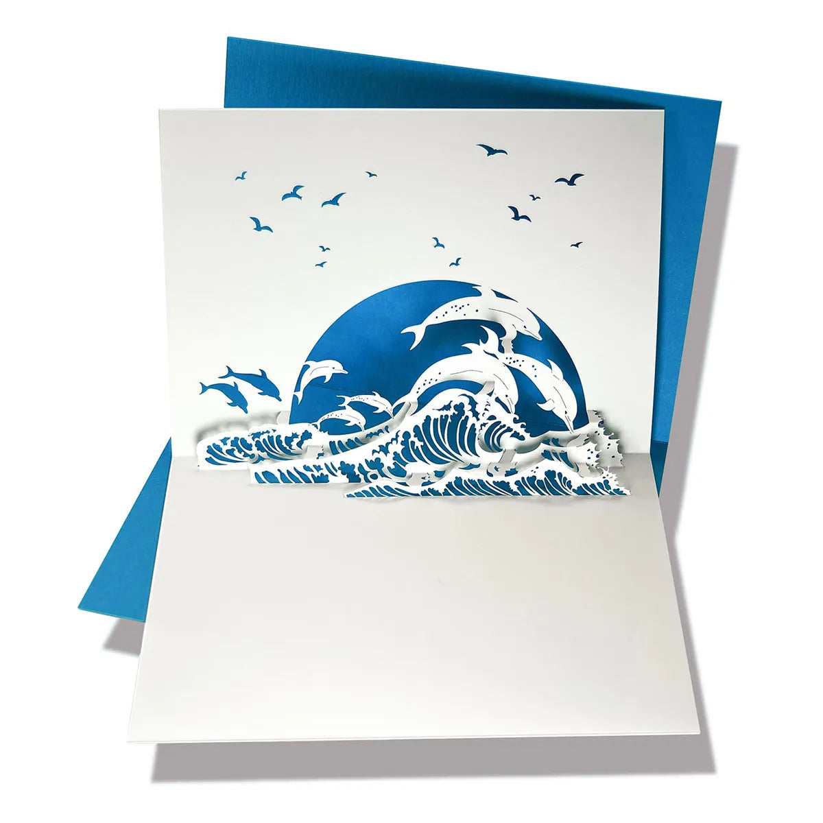 Carte Pop-Up Dauphin Rifletto