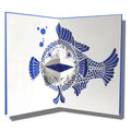 Carte Pop-Up Poisson Royal Rifletto