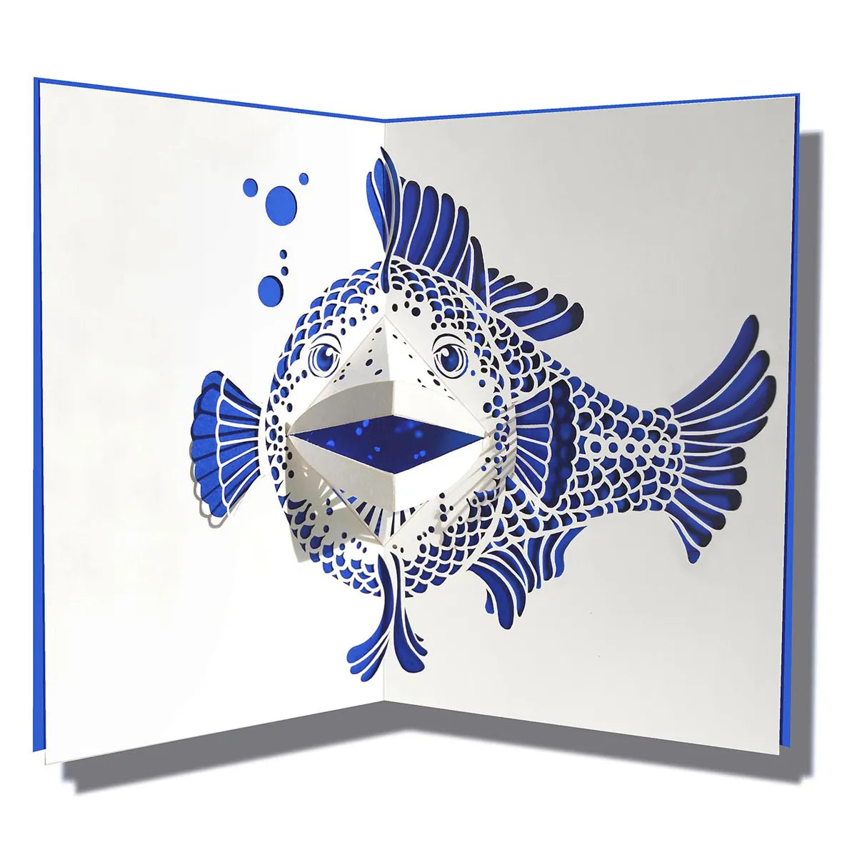 Carte Pop-Up Poisson Royal Rifletto