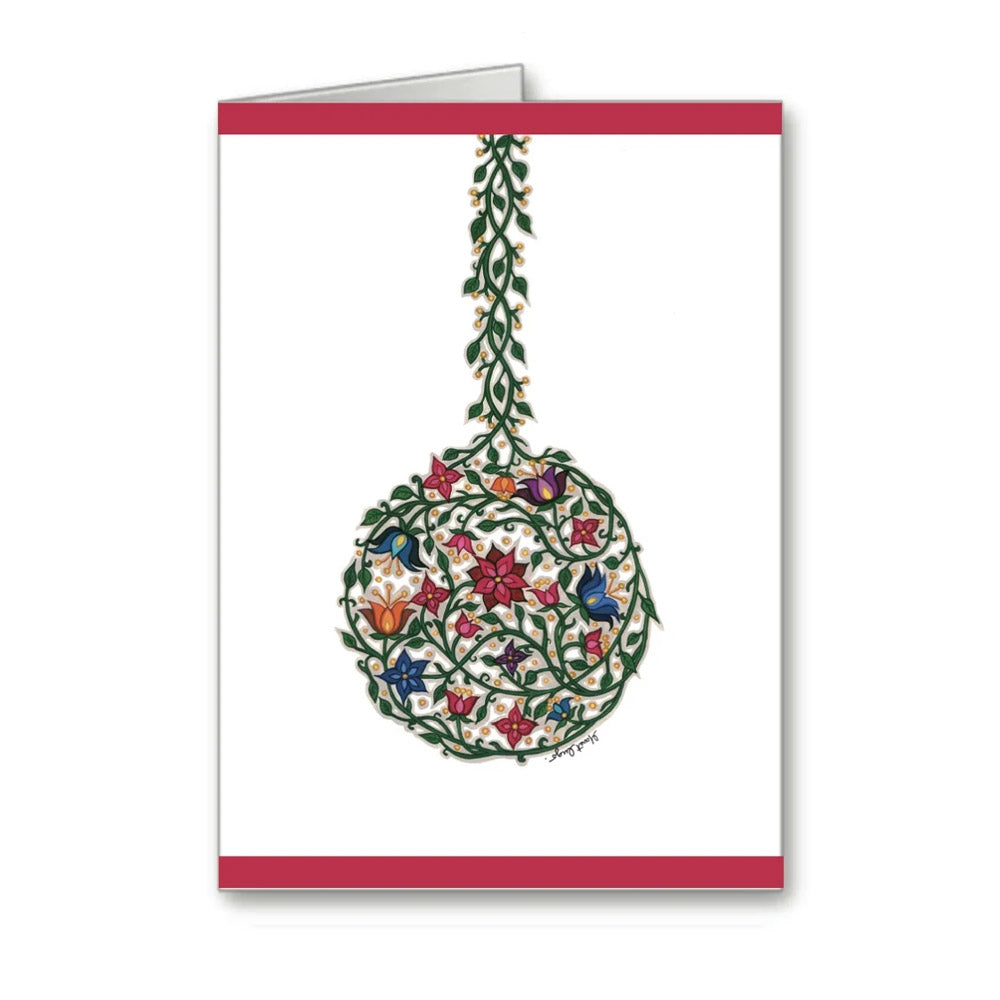 Cartes de Vœux Bauble Bouquet Monet Lugo