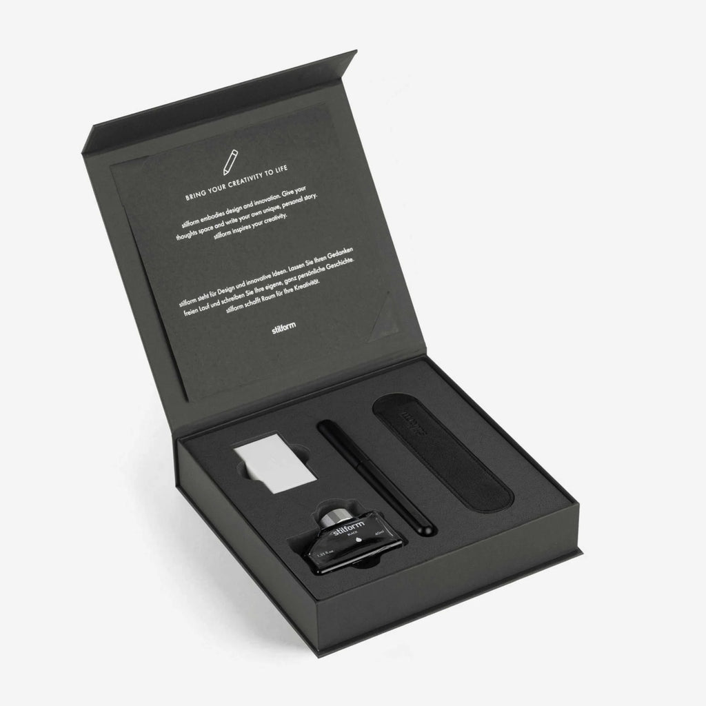 Coffret Cadeau Stylo Plume Black Edition Stilform