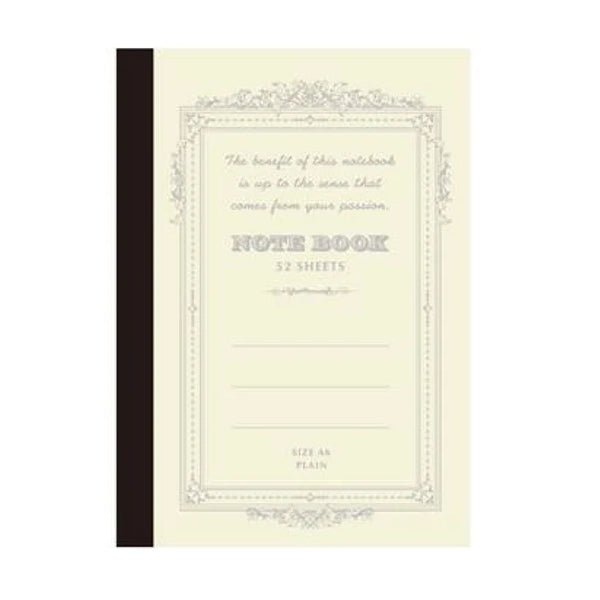 Cahier A6 Souple à Pages Blanches Crème Daiso