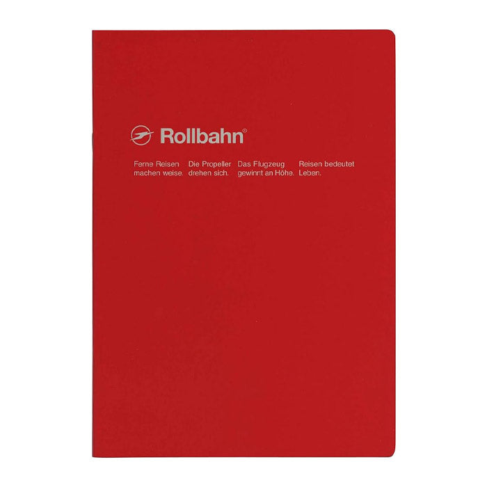 Carnet Quadrillé A5 Rollbahn Rouge Delfonics
