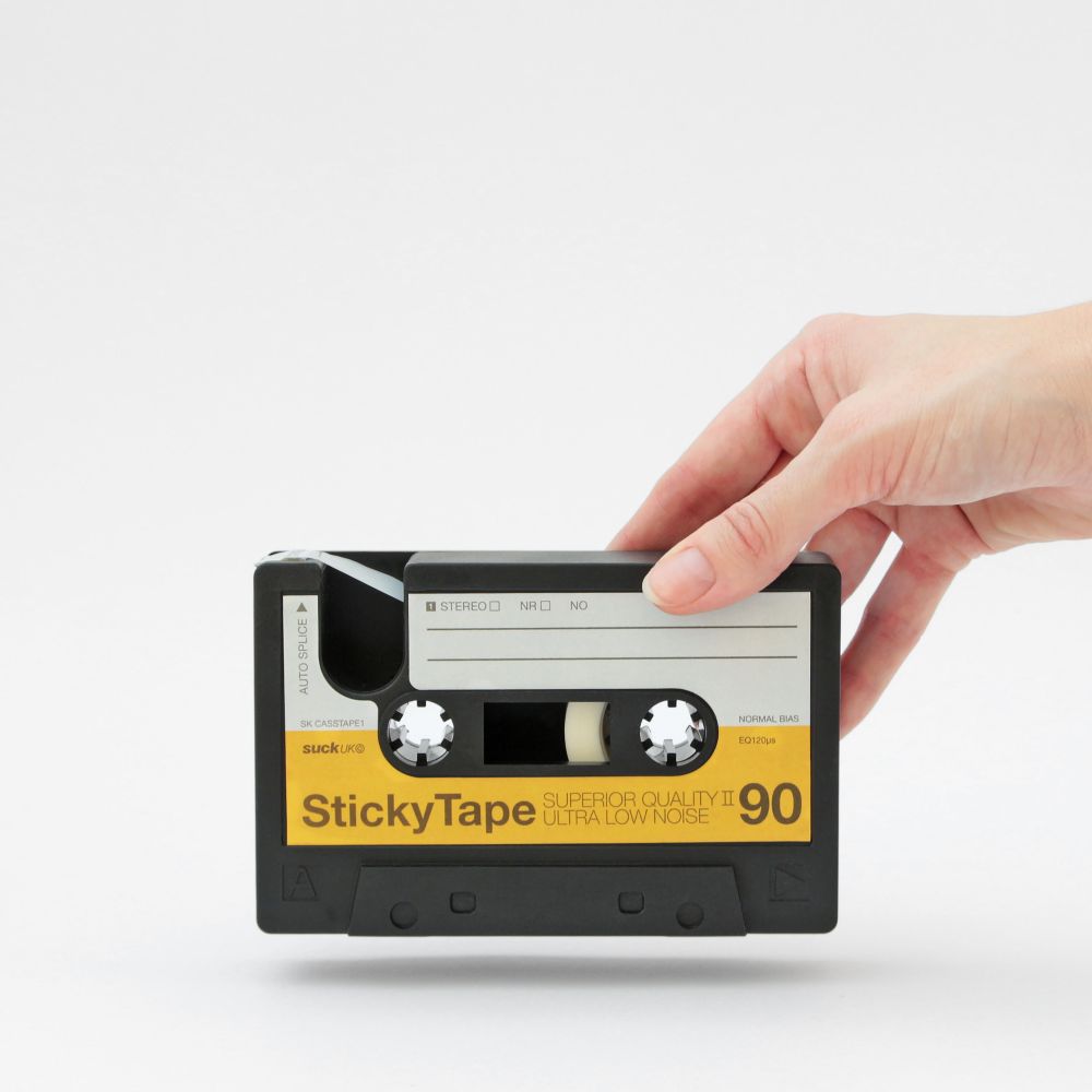 Dévidoir Rétro en Forme de Cassette Suck UK