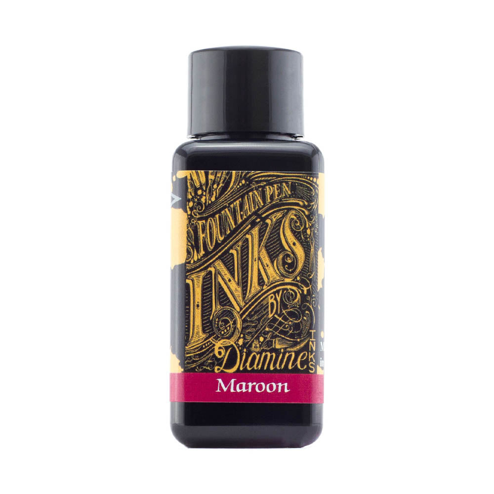 Encre pour Stylos-Plume Maroon 30ml Diamine