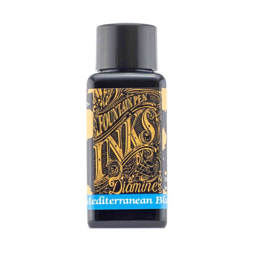 Encre pour Stylos-Plume Mediterranean Blue 30ml Diamine
