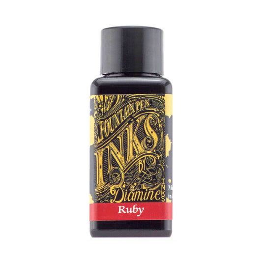 Encre pour Stylos-Plume Ruby 30ml Diamine