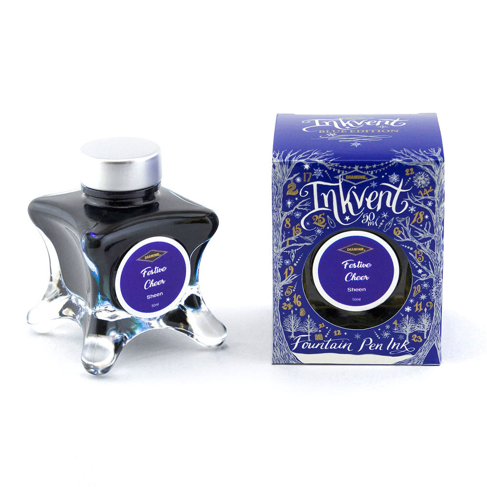 Encre Sheen Festive Cheer Inkvent Blue Edition 50ml Diamine