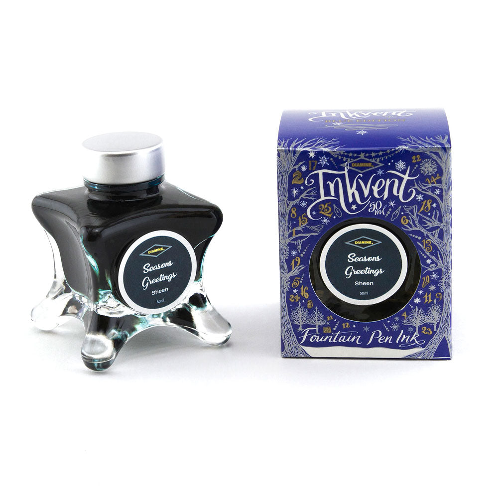 Encre Sheen Seasons Greetings Inkvent Blue Edition 50ml Diamine