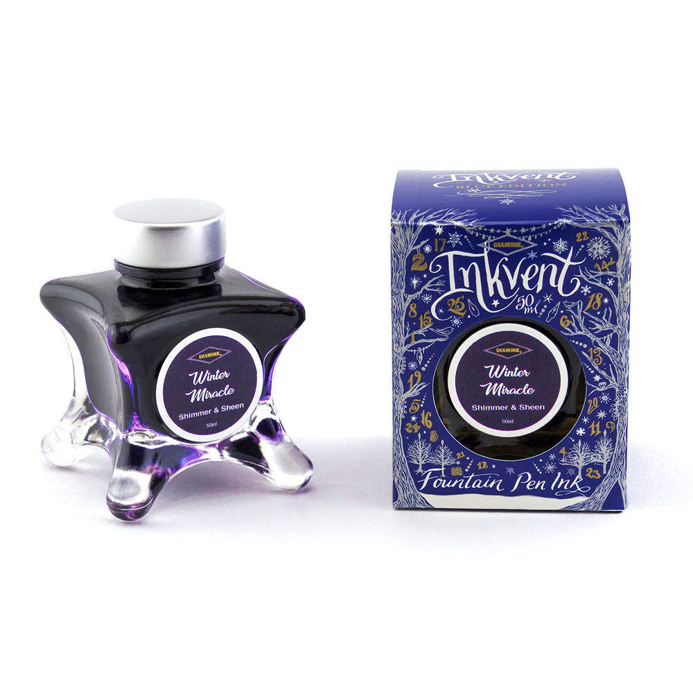 Encre Shimmer & Sheen Winter Miracle Inkvent Blue Edition 50ml Diamine