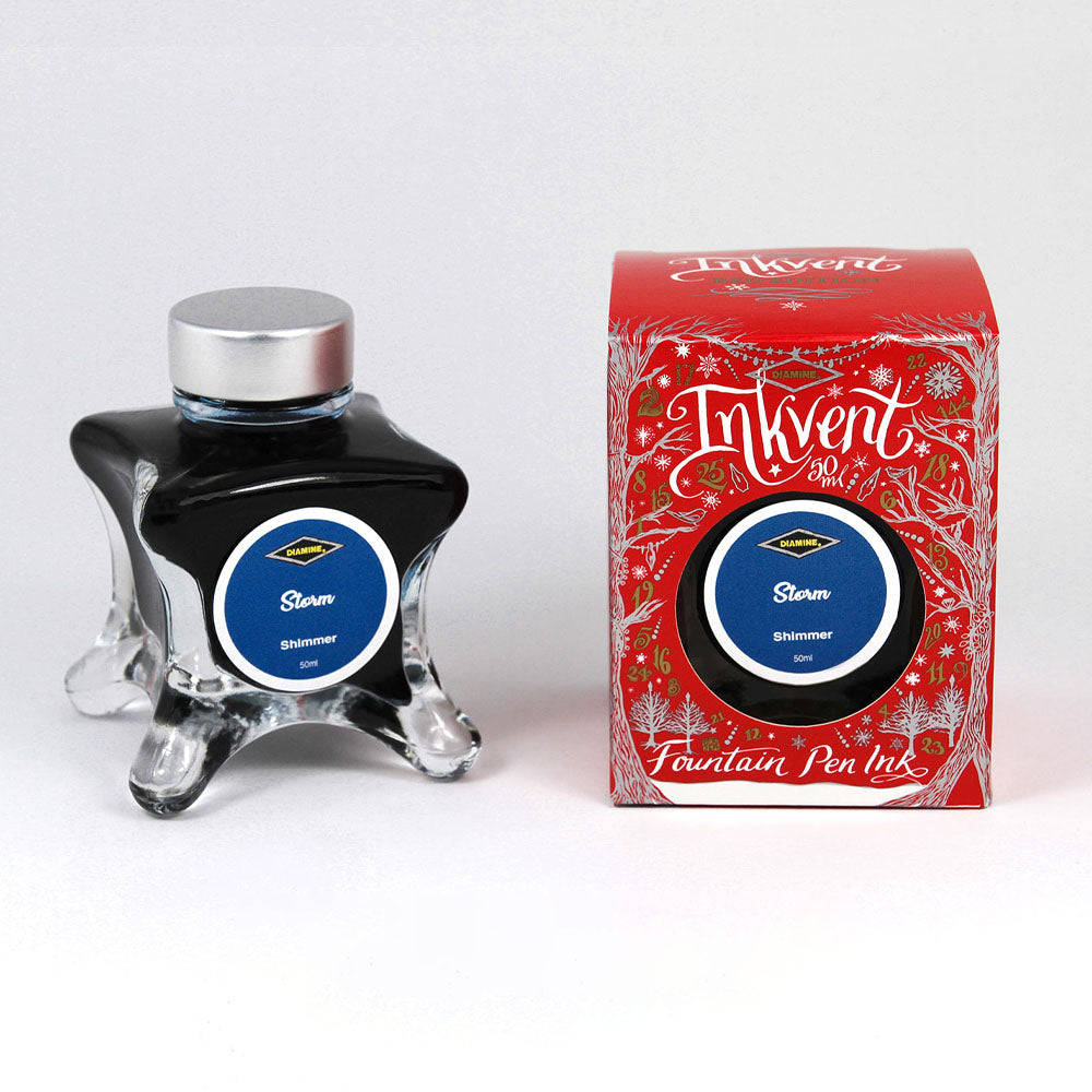 Encre Shimmer Storm Inkvent Red Edition 50ml Diamine