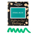 6 Cartouches pour Stylos-Plume Steel Blue Diamine
