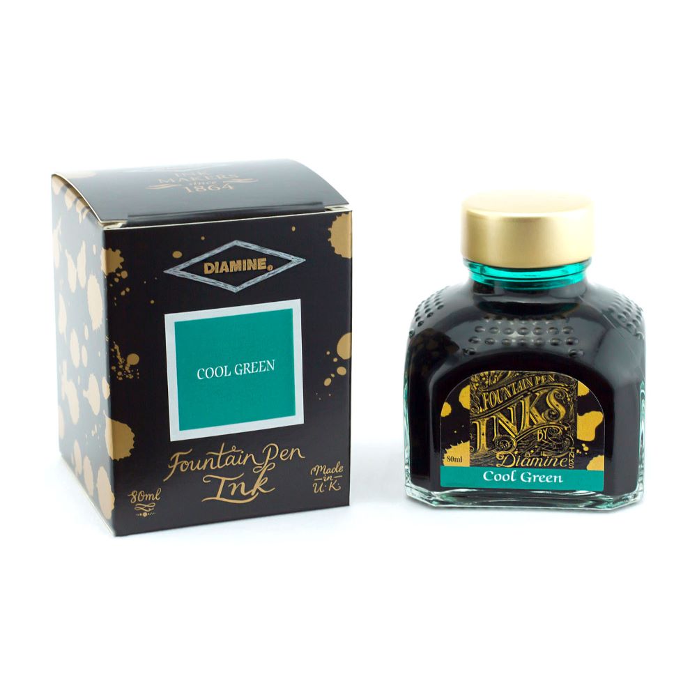 Encre pour Stylos-Plume Cool Green 80ml Diamine