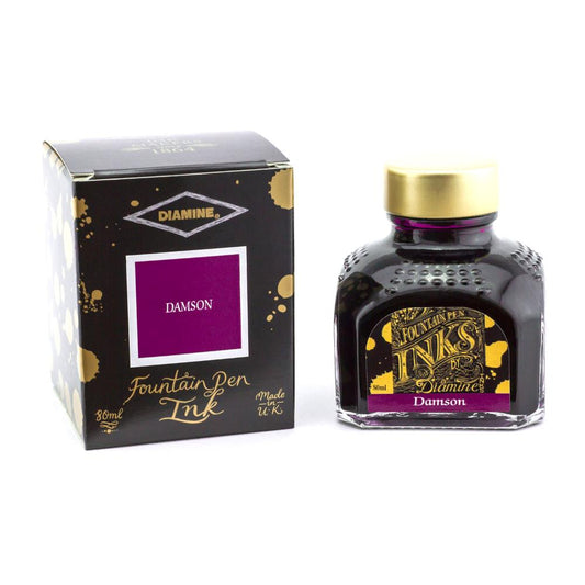 Encre pour Stylos-Plume Damson 80ml Diamine