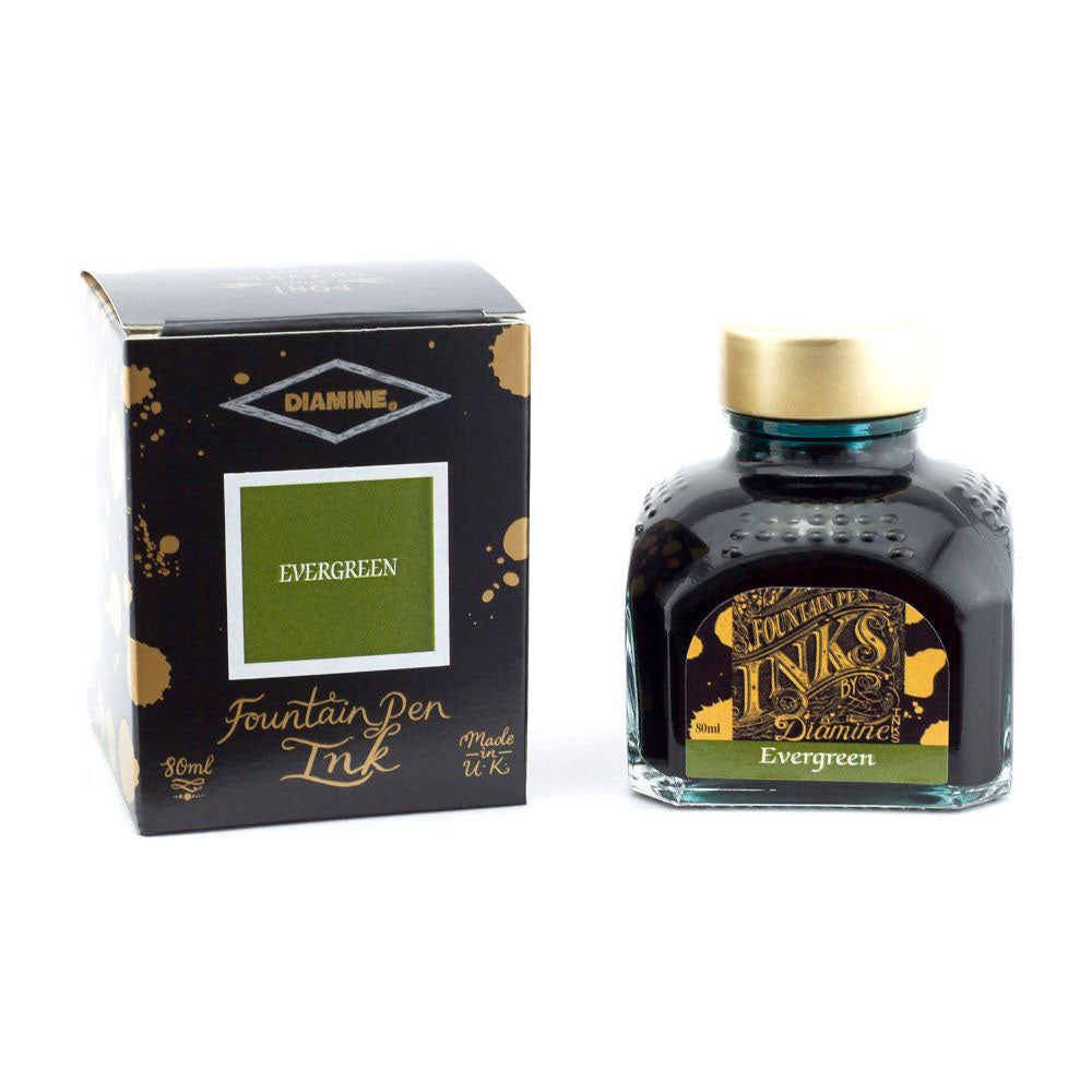 Encre pour Stylos-Plume Evergreen 80ml Diamine