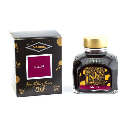 Encre pour Stylos-Plume Merlot 80ml Diamine