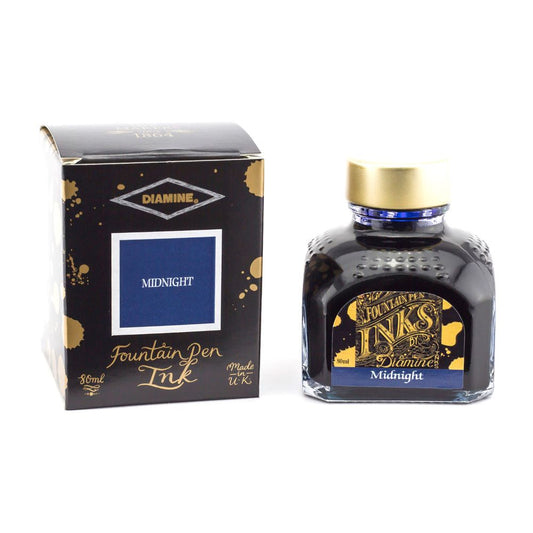 Encre pour Stylos-Plume Midnight 80ml Diamine