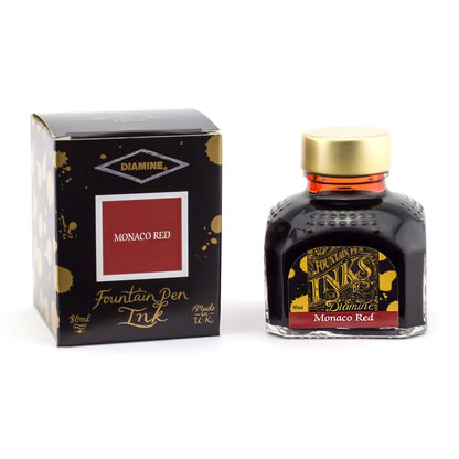 Encre pour Stylos-Plume Monaco Red 80ml Diamine