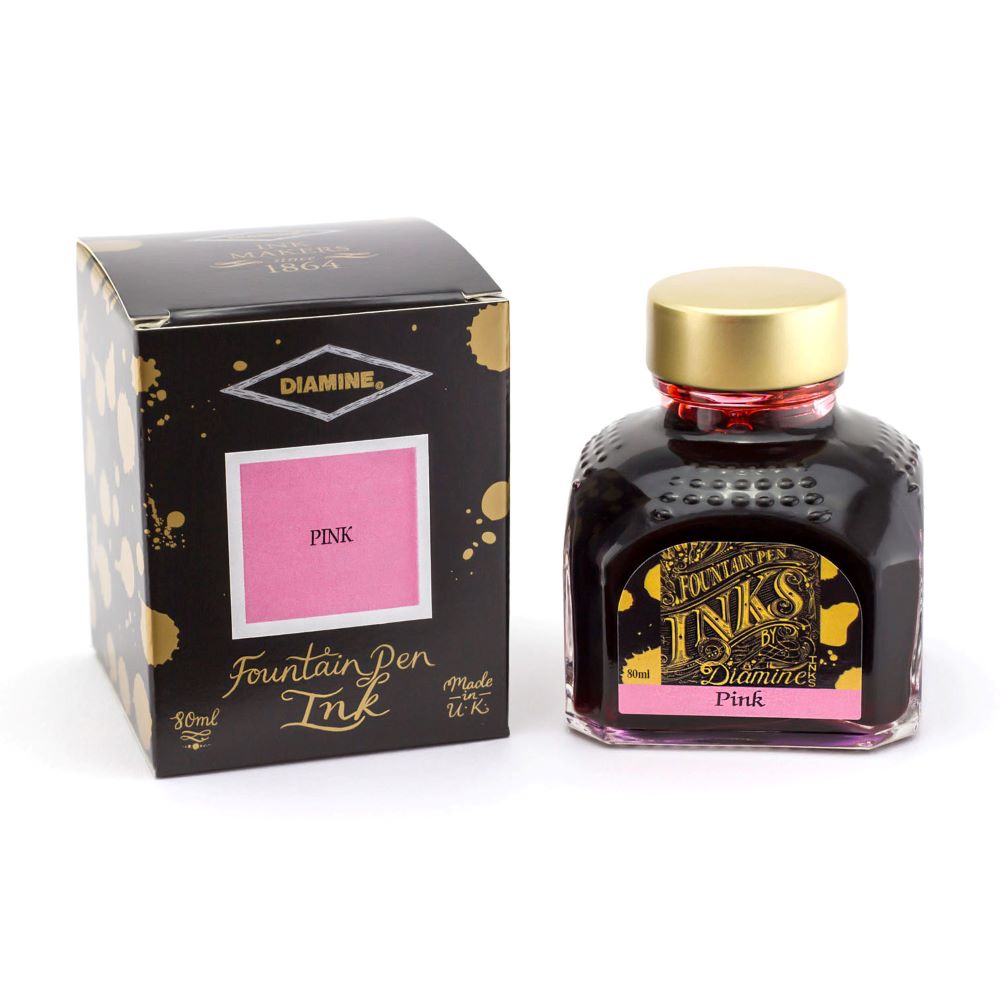 Encre pour Stylos-Plume Pink 80ml Diamine