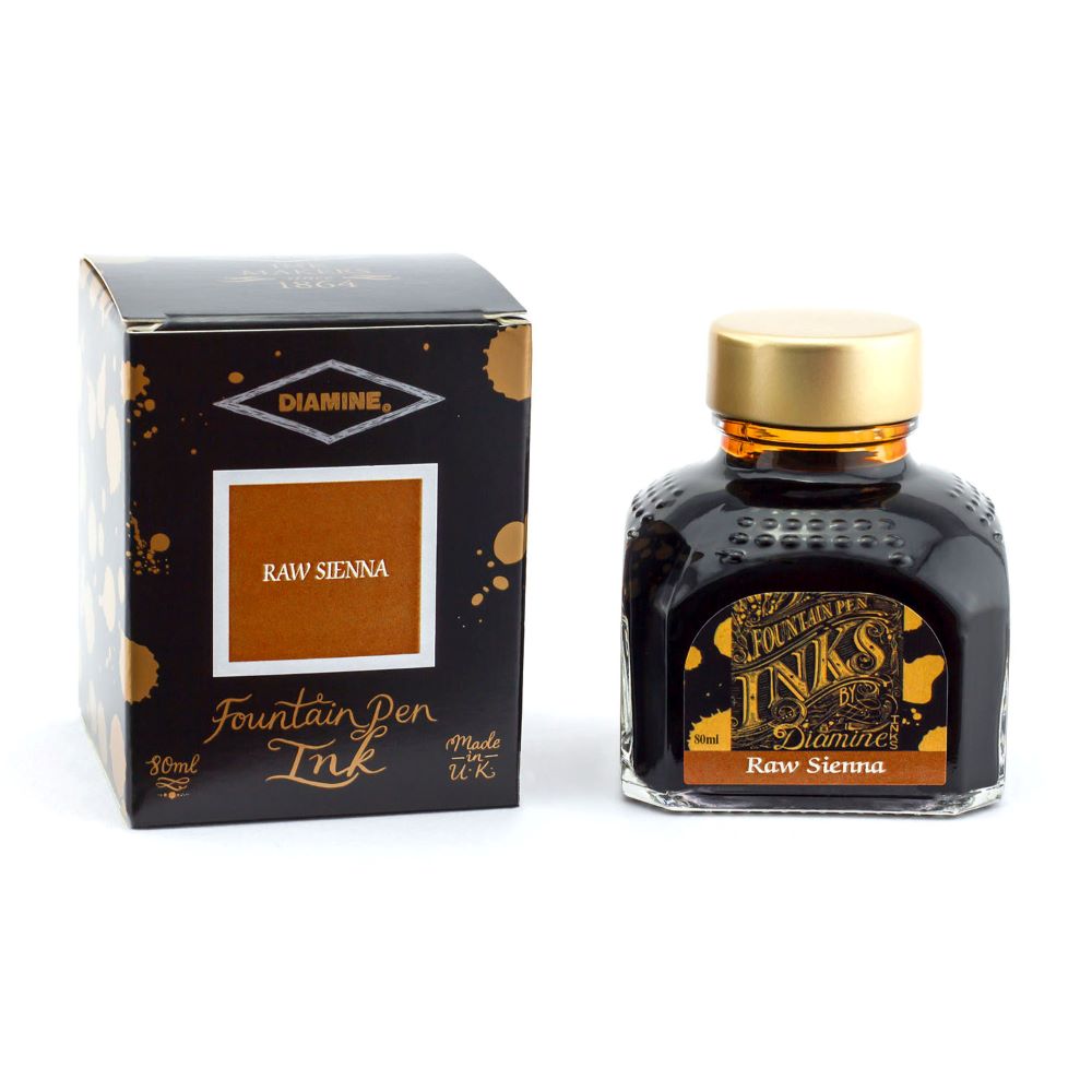 Encre pour Stylos-Plume Raw Sienna 80ml Diamine