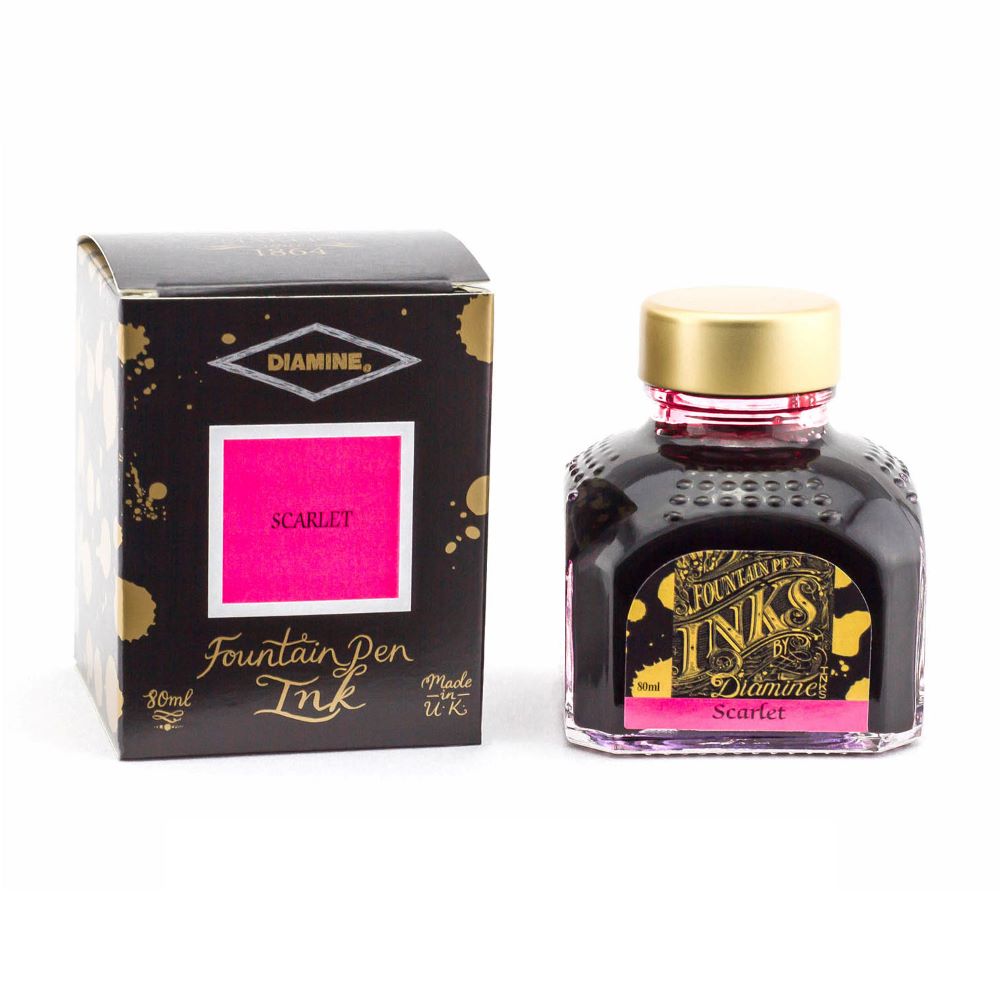 Encre pour Stylos-Plume Scarlet 80ml Diamine