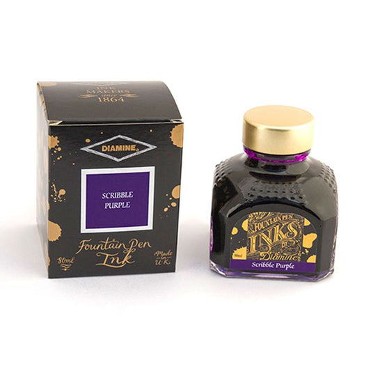Encre pour Stylos-Plume Scribble Purple 80ml Diamine