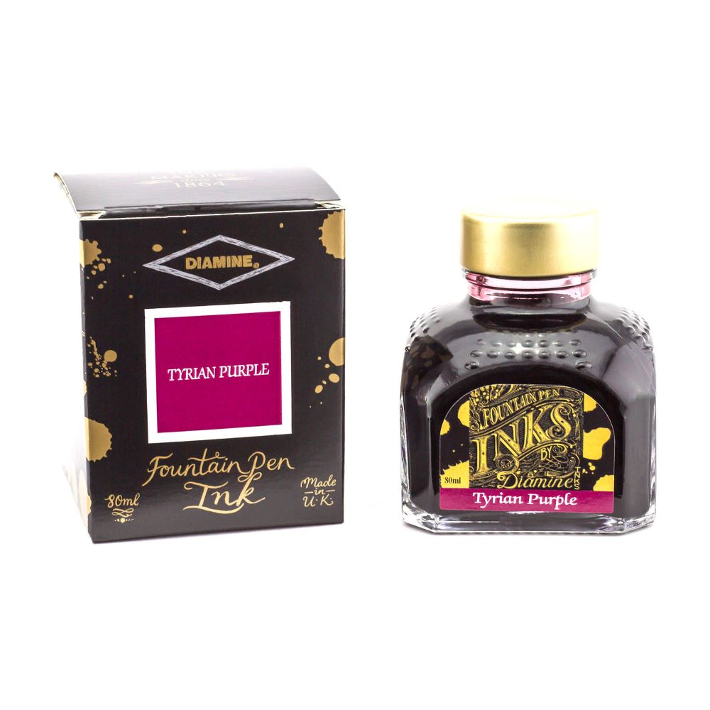Encre pour Stylos-Plume Tyrian Purple 80ml Diamine