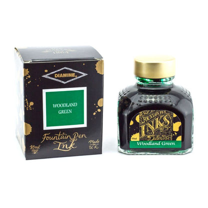 Encre pour Stylos-Plume Woodland Green 80ml Diamine