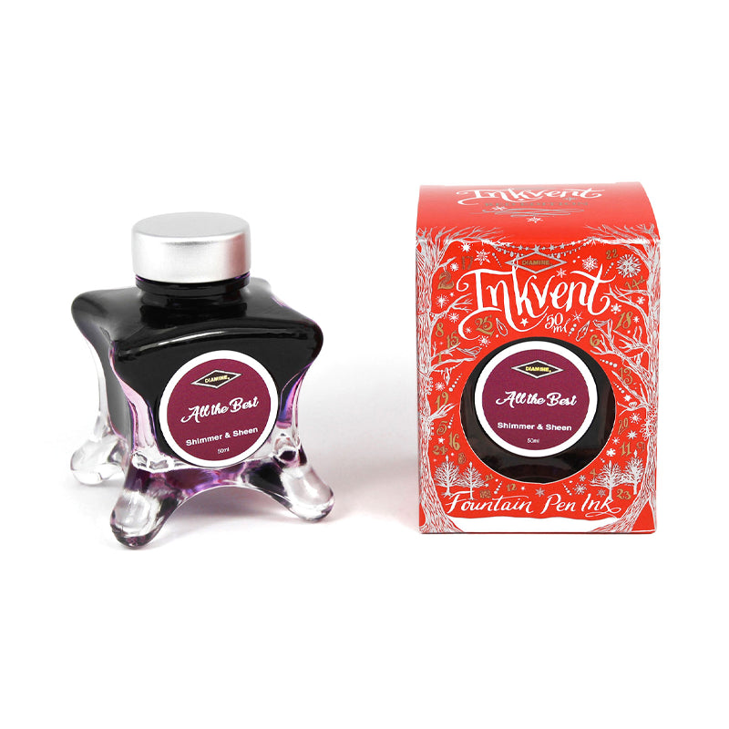 Encre Shimmer & Sheen All The Best Inkvent Red Edition 50ml Diamine