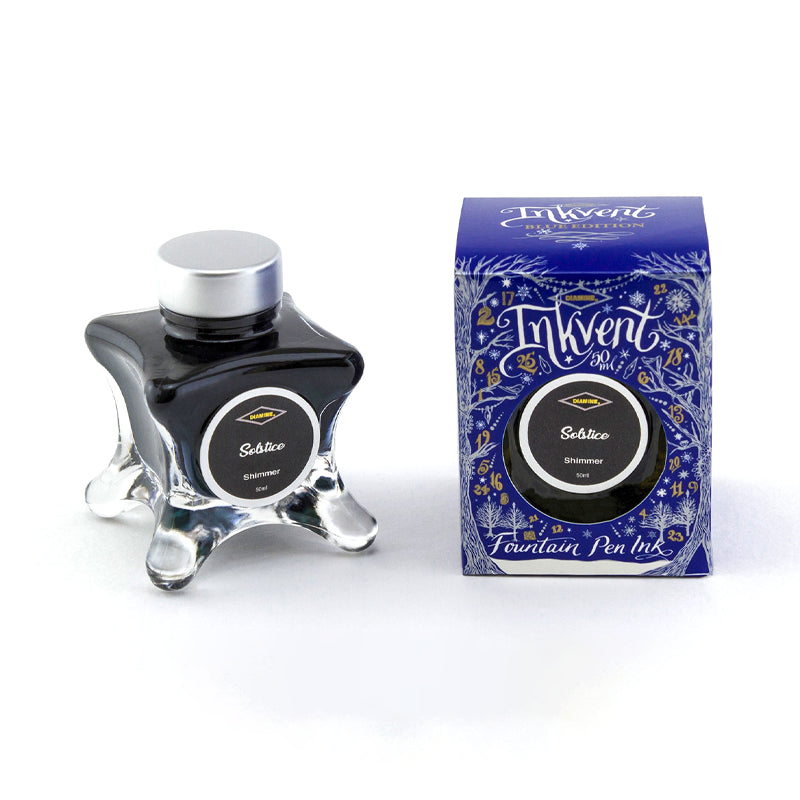 Encre Shimmer Solstice Inkvent Blue Edition 50ml Diamine