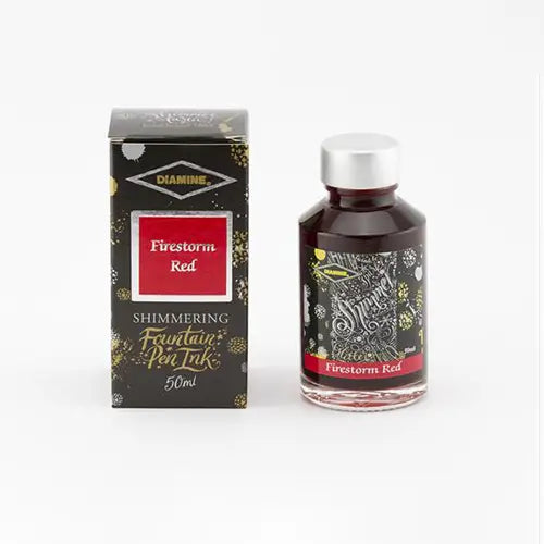 Encre Brillante Firestorm Red 50ml Diamine