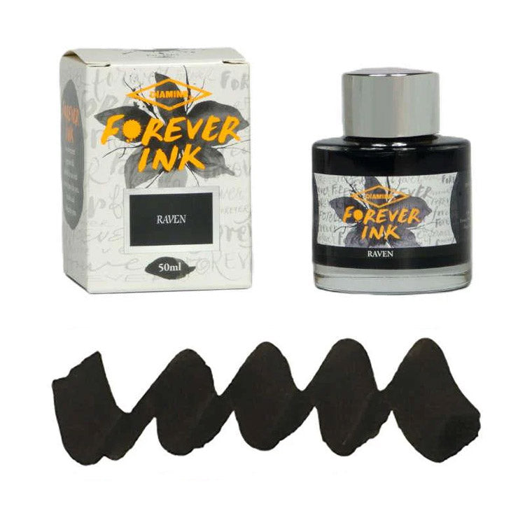Encre pour Stylos-Plume Forever Ink Raven 50ml Diamine