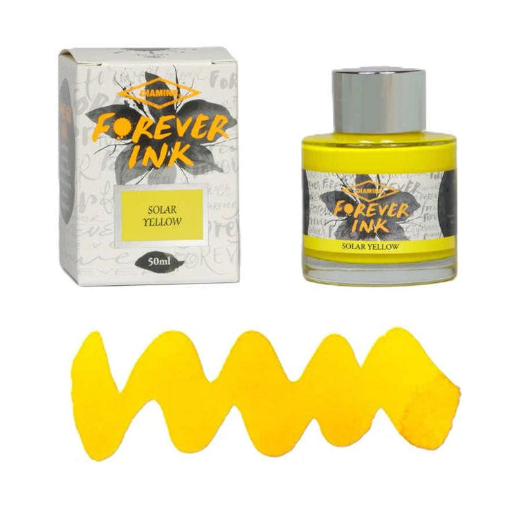 Encre pour Stylos-Plume Forever Ink Solar Yellow 50ml Diamine