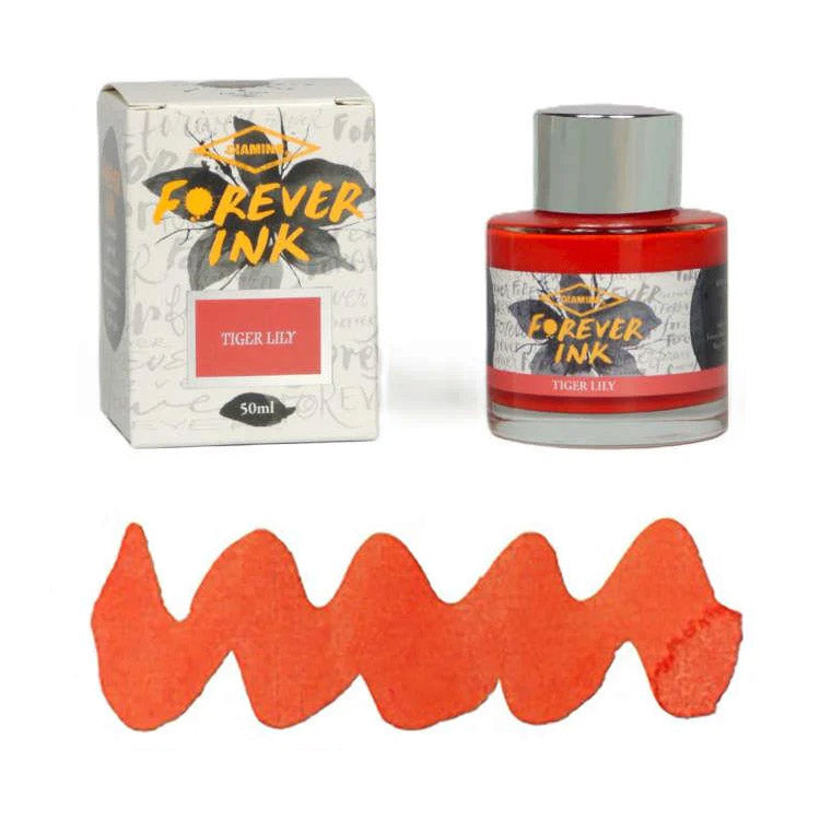 Encre pour Stylos-Plume Forever Ink Tiger Lily 50ml Diamine