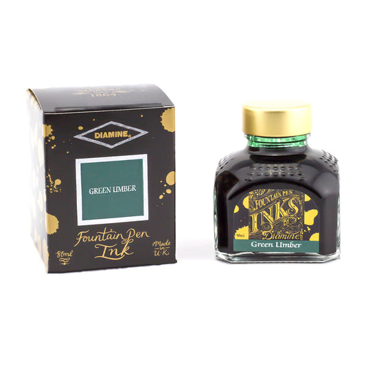 Encre pour Stylos-Plume Green Umber 80ml Diamine