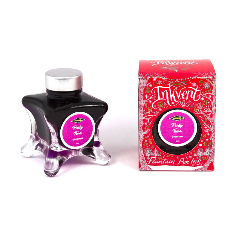 Encre Shimmer Party Time Inkvent Red Edition 50ml Diamine