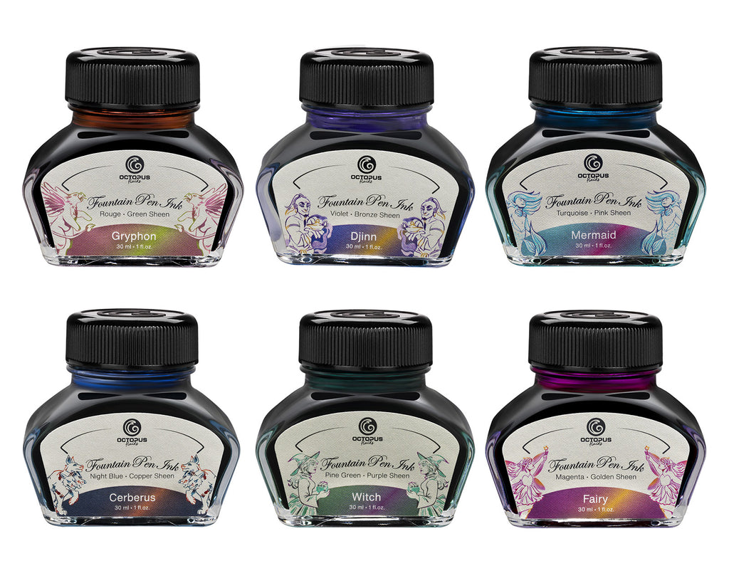 Encre Brillante pour Stylo Plume Djinn 30ml Octopus