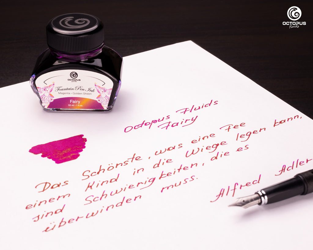 Encre Brillante pour Stylo Plume Fairy 30ml Octopus