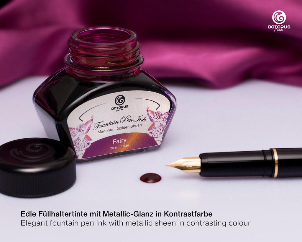 Encre Brillante pour Stylo Plume Fairy 30ml Octopus