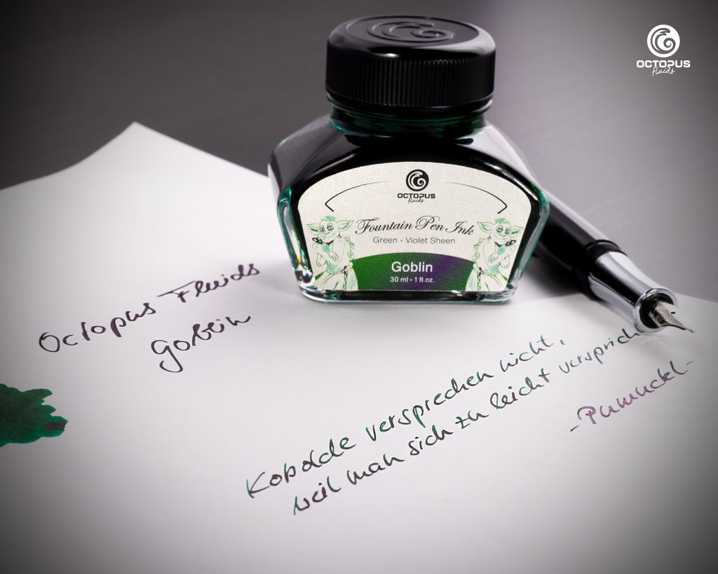Encre Brillante pour Stylo Plume Goblin 30ml Octopus