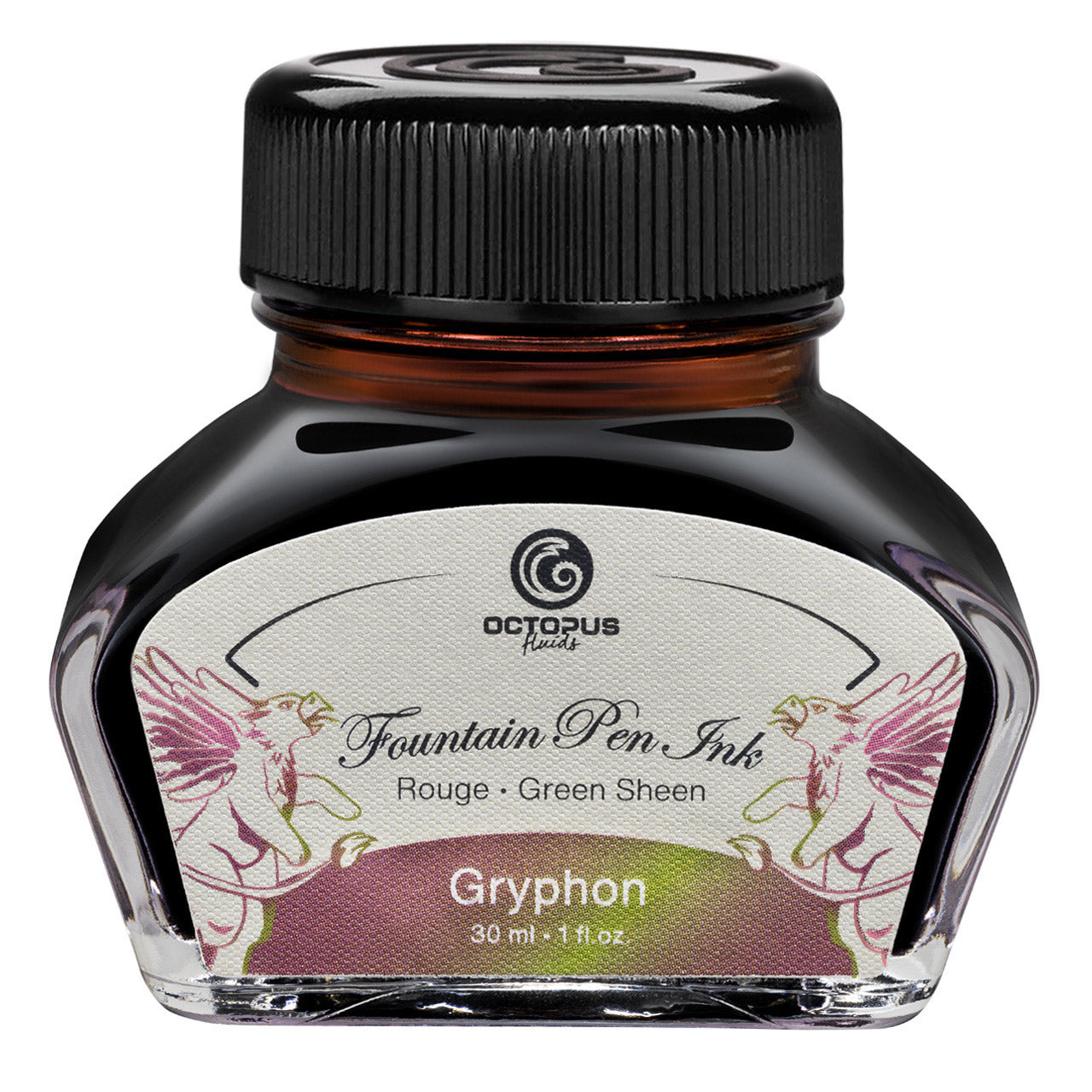 Encre Brillante pour Stylo Plume Gryphon 30ml Octopus