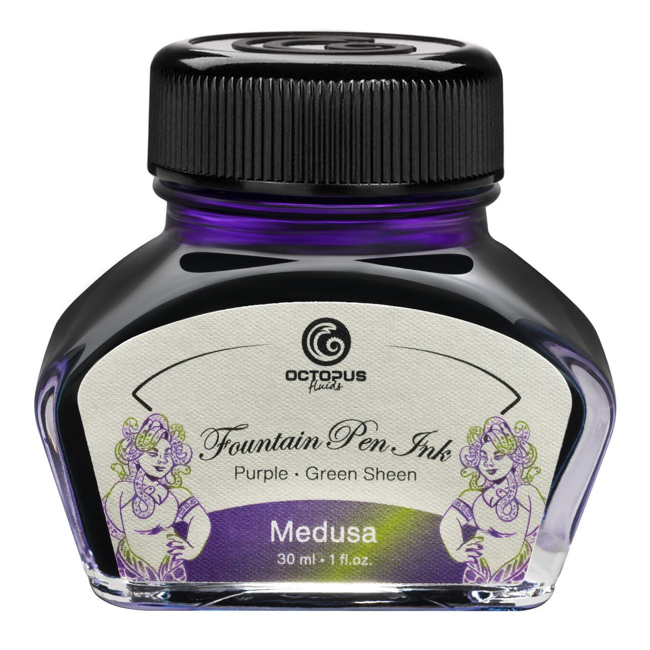 Encre Brillante pour Stylo Plume Medusa 30ml Octopus
