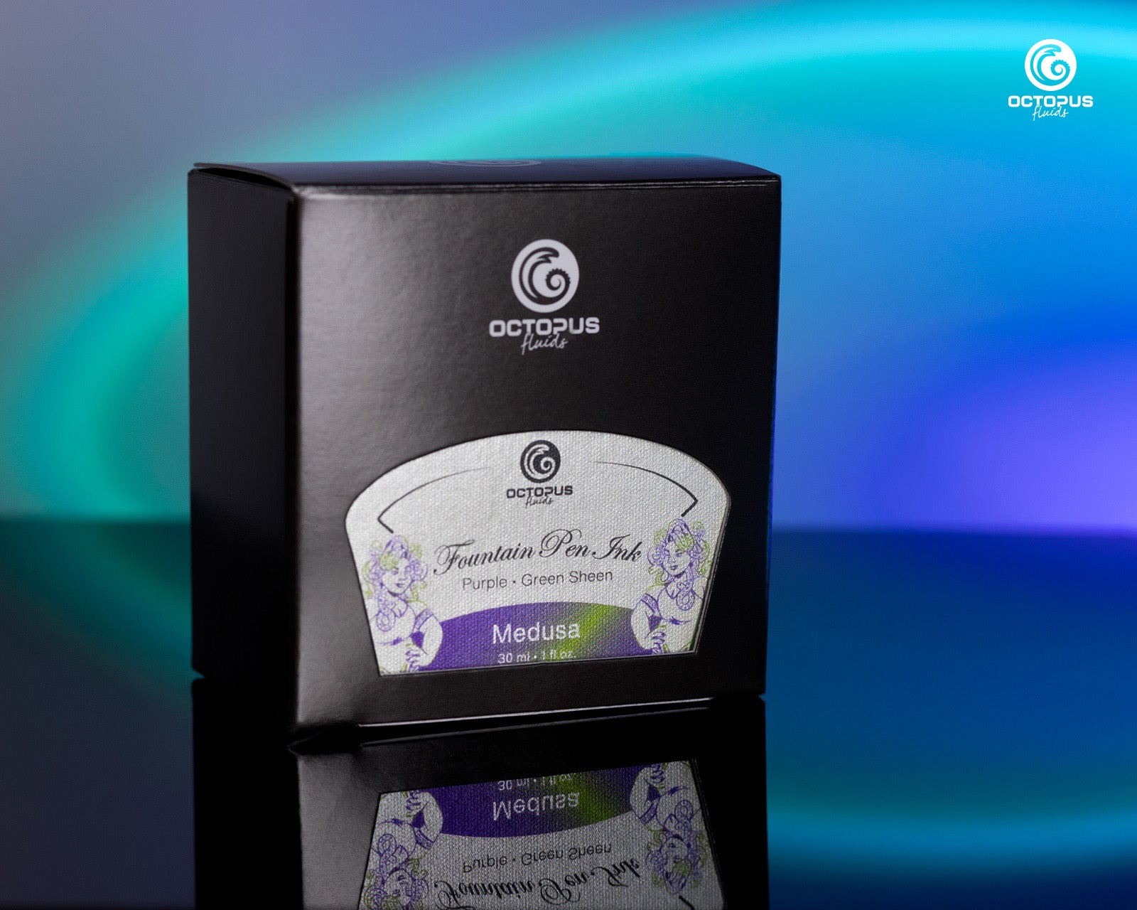 Encre Brillante pour Stylo Plume Medusa 30ml Octopus