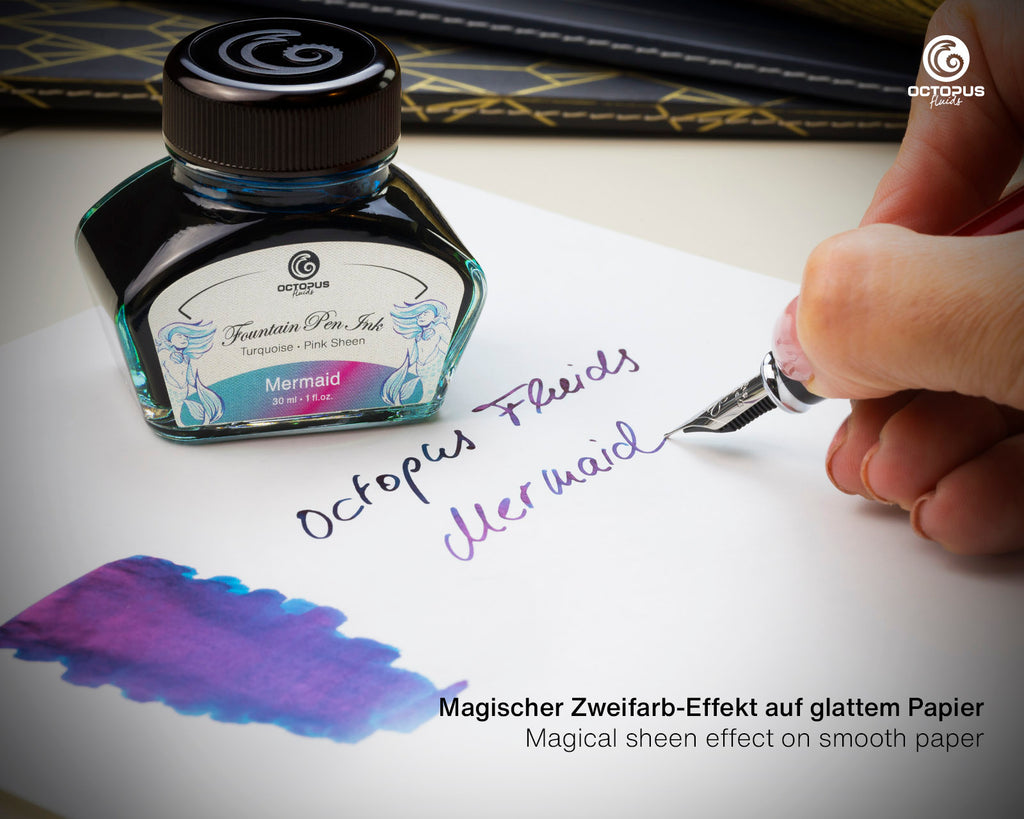 Encre Brillante pour Stylo Plume Mermaid 30ml Octopus