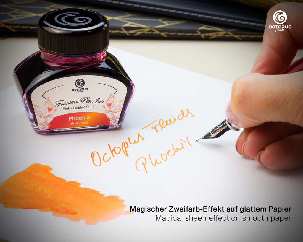 Encre Brillante pour Stylo Plume Phoenix 30ml Octopus