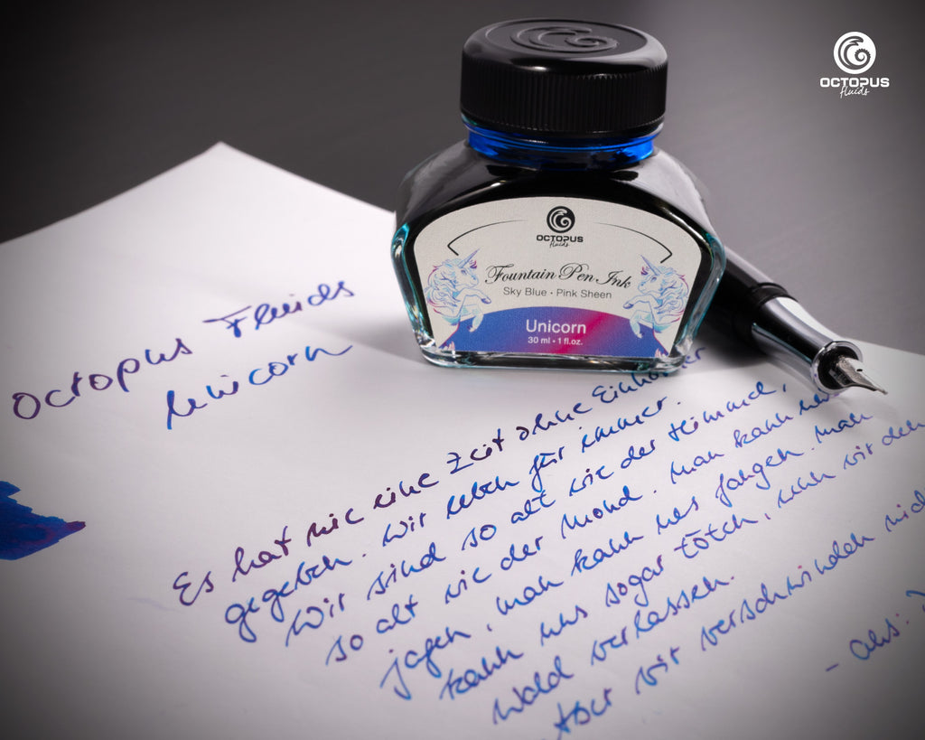 Encre Brillante pour Stylo Plume Unicorn 30ml Octopus