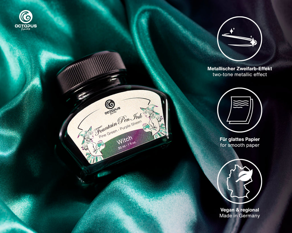 Encre Brillante pour Stylo Plume Witch 30ml Octopus
