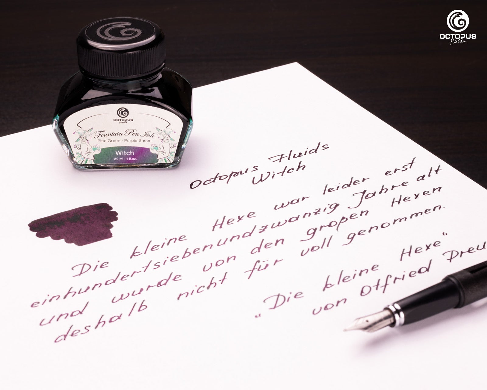 Encre Brillante pour Stylo Plume Witch 30ml Octopus